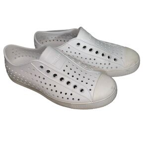 Native rubber sneaker white size ladies 6